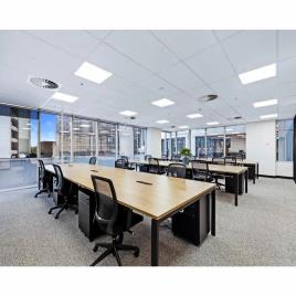 Staff Working Office Interior Design