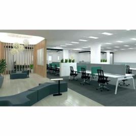Staff Working Office Interior Design