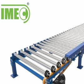 Stainless Steel 1000 To 10,000mm IMEC / MOTORIZED ROLLER CONVEYOR, Capacity: 30kg/m
