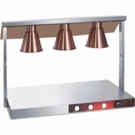 Stainless Steel 3-HEAD LAMP WARMER, For Restaurant