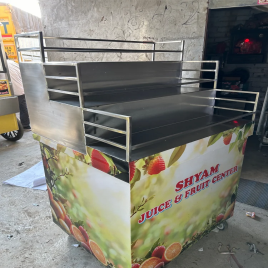Stainless Steel 3 Shelves Fruit Display Stand