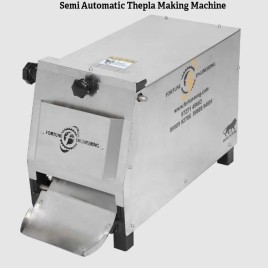 Stainless Steel 304 Semi Automatic Thepla Making Machine, Capacity: 800 Thepla/hour