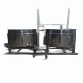 Stainless Steel 50 L Industrial SS Tank, Automation Grade: Semi-Automatic
