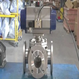 Stainless Steel Accurator Ball Valve 3 Way, Valve Size: 1 inch