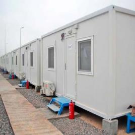 Stainless Steel And Galvanized Steel White Modular Industrial Container