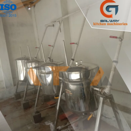 Stainless Steel Articia Steam Cooking Plant
