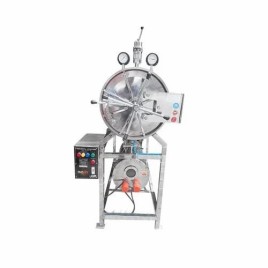 Stainless Steel Autoclave Horizontal Cylindrical Triple Wall