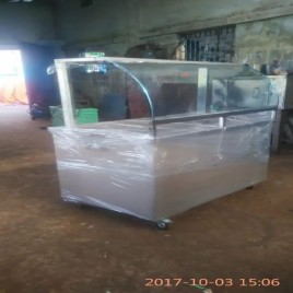 Stainless Steel Bakery Display Counter