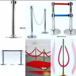 Stainless Steel Barricade Stand