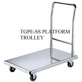 Stainless Steel Box Handling Trolley, For Industrial