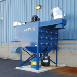 Stainless Steel Cement Silo Ground Mounted Dust Collector, Automation Grade: Fully Automatic