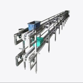 Stainless Steel Chain Conveyor Machine, Capacity: 50 kg/feet