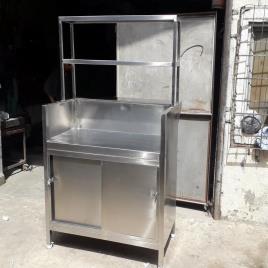 Stainless Steel Chat Display Counter