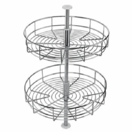 Stainless Steel Circular Ss Full Round Basket, Size: Customizable