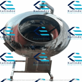 Stainless Steel Coating Pan, Capacity: 50 kg