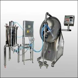 Stainless Steel Coating Pan Machine, Model Name/Number: At-cp, Capacity: 12""