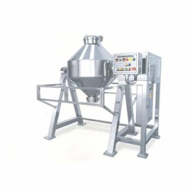 Stainless Steel Double Cone Blender Machine, For Industrial, Capacity: 10 - 300 Kg