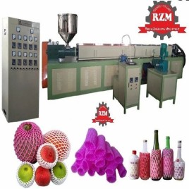 Stainless Steel EPE Foam Fruit Net Making Machine, Capacity: 27-30KG/HR, Automation Grade: Automatic