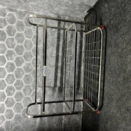 Stainless Steel FOOD SERVING TROLLEY TWO VESSEL WITH ONE SHELF, For Hotel