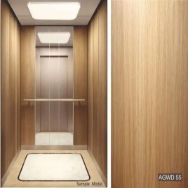 Stainless Steel (Frame) 6 Glass Finish Elevator Cabin, For Passenger Elevators, Capacity: 408