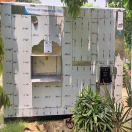 Stainless Steel Fully Automatic Composting Machine HTLP-700, 700kg/day, 8 HP