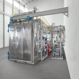 Stainless Steel Horizontal Circular Autoclave, 450 litre