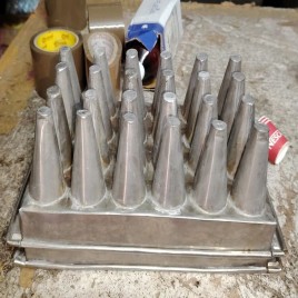 Stainless Steel Kulfi Icecream Mold, Capacity: 60 ml