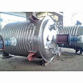 Stainless Steel Limpet Coil Vessel, Max Design Pressure: 45 bar, Capacity: 10000 Litres