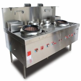 Stainless Steel LPG Chinese Burner Range, For Commercial