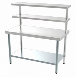 Stainless Steel MATTE FINISH FROST MASTER SS WORKING TABLE, For Hotel