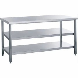 Stainless Steel MATTE FINISH FROST MASTER SS WORKING TABLE, For Hotel