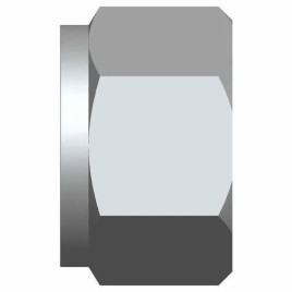 Stainless Steel Metal Nuts Fittings, For Industrial, Thread Size: M15