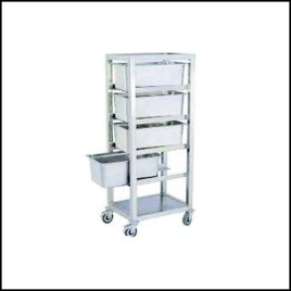 Stainless Steel Multi Level Trolley