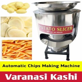 Stainless Steel Potato Chips Making Machine, Capacity(Kg/Hr): 100