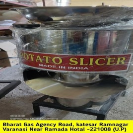 Stainless Steel Potato Chips Making Machine With Conveyor, For Industrial, Capacity(Kg/Hr): 500