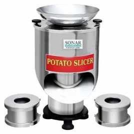 Stainless Steel Potato Wafering Machine, Capacity: 250 kg/hr, Capacity(Kg/Hr): 200