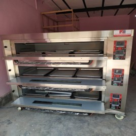Stainless Steel Rectangular Baking Oven For Cake, Capacity: 50 kg 500 kg