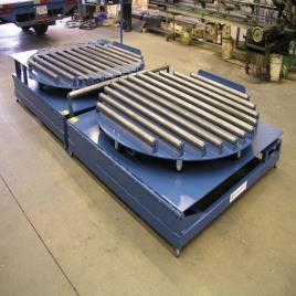 Stainless Steel Roller Manual Turntable, Capacity: 250 kg/m