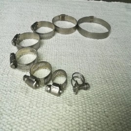 Stainless Steel S S 304 Hose Clamps
