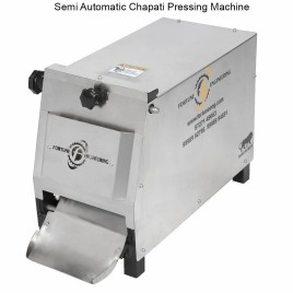 Stainless Steel Semi Automatic Chapati Pressing Machine, Capacity: 400 Chapatis/Hour