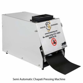 Stainless Steel Semi Automatic Chapati Pressing Machine, Capacity: 400 Chapatis/Hour