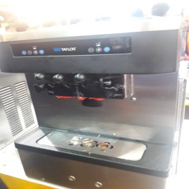 Stainless Steel Soft Serve Ice Cream Machines Taylor Twin Flavor Softy Machine Gravity (Model C161), 2, 220-240/50/1 Air