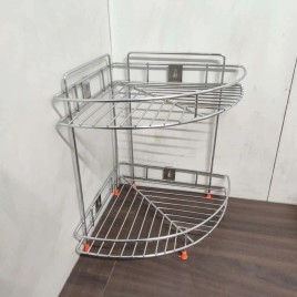 Stainless Steel Ss Bathroom Corner Shelf
