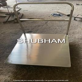 Stainless Steel SS Platform Truck, Capacity: 500-1000 Kgs, for Industrial