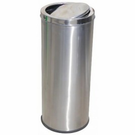 Stainless Steel SS Swing Dustbin, For Office, Material Grade: SS304