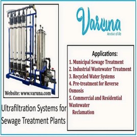 Stainless Steel (SS) Ultrafiltration Systems for Sewage Treatment Plants
