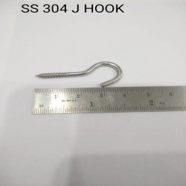Stainless Steel Ss304 J Hook