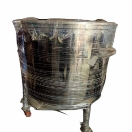 Stainless Steel Storage Material: Chemicals Double Jacketed Mixing SS Tank, Steel Grade: SS304