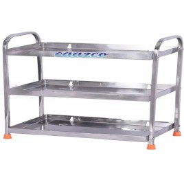 Stainless Steel Three Tier Rack, For Home