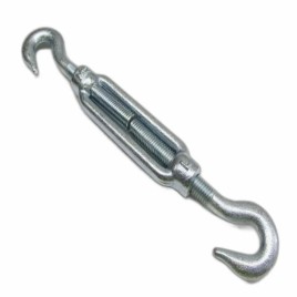 Stainless Steel Turnbuckle Double Hook, 2000 mm, Capacity: 5 Ton